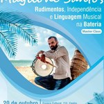Baterista Maglione Santos fará master class no Espaço Cultural