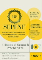 Alunos promovem 18º Seminário de Pesquisa em Enfermagem