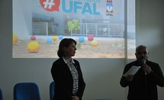 Valéria Correia deu as boas-vindas aos estudantes