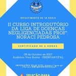 Abertas inscrições para curso Introdutório da Liga de Doenças Negligenciadas