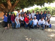 Visita técnica dos estudantes de Agronomia. Foto: Arquivo pessoal