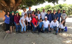 Visita técnica dos estudantes de Agronomia. Foto: Arquivo pessoal