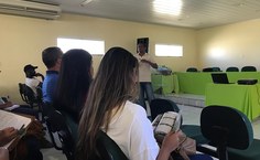 Visita técnica dos estudantes de Agronomia. Foto: Arquivo pessoal