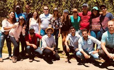 Visita técnica dos estudantes de Agronomia. Foto: Arquivo pessoal