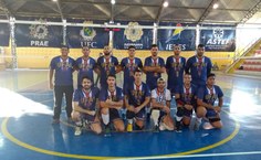 Equipe masculina de voleibol. Foto: Gerência de Esportes