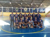 Equipe masculina de voleibol. Foto: Gerência de Esportes