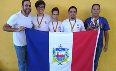 Equipe de xadrez. Foto: Gerência de Esportes