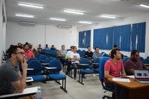 Programação dos encontros Pibic e Pibiti. Fotos: Blenda Lorraine e Mylena Jardel