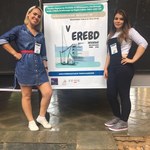 Alunas de Biblioteconomia apresentam trabalho pioneiro em evento regional