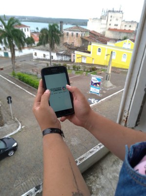 App de votação está disponível no sistema Android. Foto: Hygor Peixoto