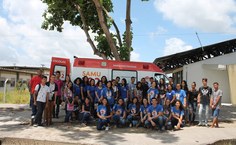 Participantes do projeto Samu nas Escolas