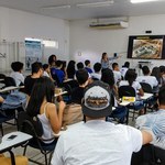 Alunos do Paespe conhecem tecnologias de fabricação digital para construção civil