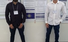 Everton e seu orientador, o professor José Henrique Araújo