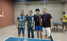 Premiação no Tênis de Mesa