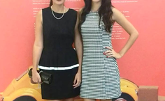 A professora e a orientanda no Prêmio