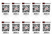 Confira nos QR Codes todos os projetos