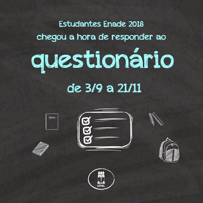 Prazo para responder o questionário vai até o dia 21 de novembro