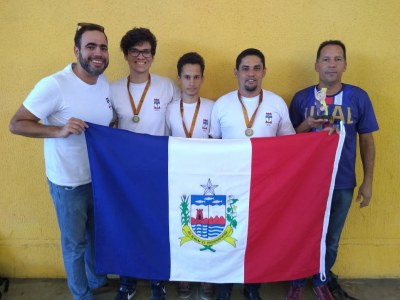 Equipe de xadrez da Ufal nos jogos universitários em Fortaleza