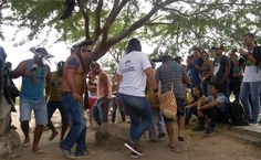 Estudantes visitaram aldeia, acampamento e assentamento em aula de campo. Fotos: Lucas Lima