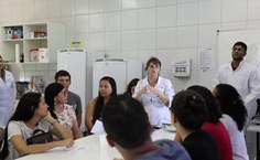 Professora Thaysa Brandão responsável pelo projeto Alimentação Nota 10