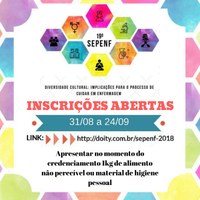 Seminário de Pesquisa em Enfermagem inscreve até 24 de setembro