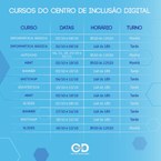 Confira os cursos disponíveis