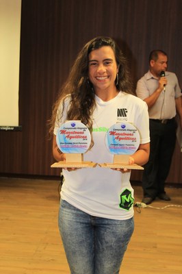 Lawinya Assíria, atleta e aluna do curso de Educação Física