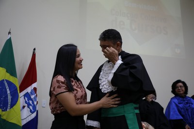 Paulo se emociona ao relembrar trajetória na Ufal. Foto: Blenda Machado