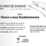 Concurso de ensaios em Ciências Sociais inscreve até 10 de novembro