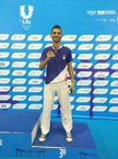 Demerson da Silva Barros (22), estudante de Engenharia Civil do Campus Sertão, ganhou medalha de bronze no Karatê