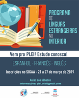 Cursos de línguas oferecem 400 vagas para estudantes do interior