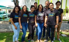 Professor Alexandre e os bolsistas