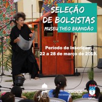 Museu Théo Brandão abre seleção para bolsistas