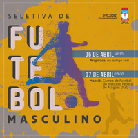 Proest promove seletiva para time de futebol masculino da Ufal