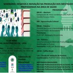 Mestrados profissionais em Saúde realizam seminário