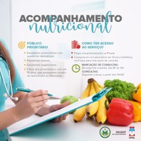 Parceria entre Proest e Fanut oferece acompanhamento nutricional