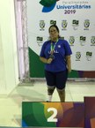 Erica Ferro conquistou três medalhas para a Ufal na Paralimpíadas Universitárias