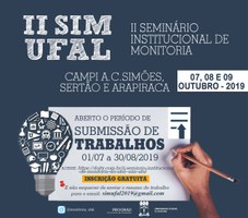 Seminário de Monitoria recebe inscrições para apresentação de trabalhos