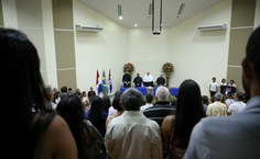 Esta foi primeira cerimônia conduzida pelo novo reitor da Ufal, Josealdo Tonholo