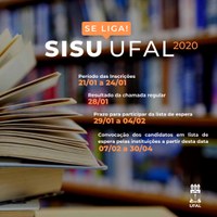 Ufal oferta 5.373 vagas para os seus 108 cursos no Sisu 2020