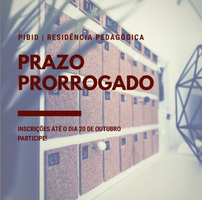 PIbid e Residência Pedagógica têm inscrições prorrogadas até dia 20