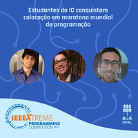 Alunos do IC conquistam 5º lugar em maratona mundial de programação