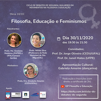 Última edição de Debates de Segunda destaca filosofia, educação e feminismos