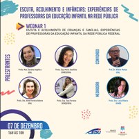 Unidade de Educação Infantil debate escuta e acolhimento nas redes educacionais