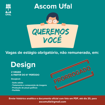 Os estudantes selecionados atuarão junto à equipe da Ascom Os estudantes selecionados atuarão junto à equipe da Ascom