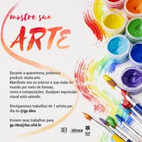 Curso de Design realiza exposição virtual de trabalhos artísticos