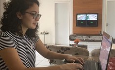 Estudante Fernanda Bastos