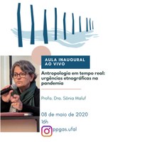 Mestrado em Antropologia Social promove aula inaugural online