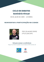 ICS debate em evento virtual o tema “Reinventar a participação na cidade”