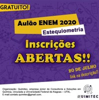 Enem 2020: Empresa Júnior de Química promove aulão gratuito